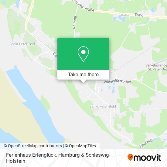 Ferienhaus Erlenglück map