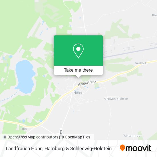 Landfrauen Hohn map