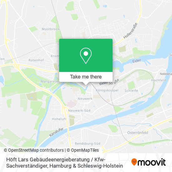 Карта Höft Lars Gebäudeenergieberatung / Kfw-Sachverständiger