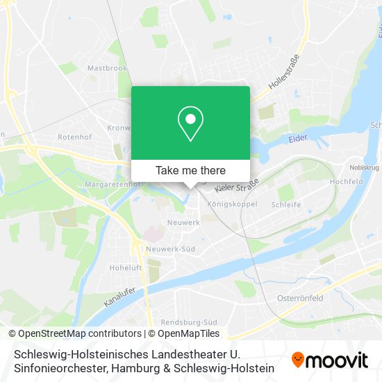Карта Schleswig-Holsteinisches Landestheater U. Sinfonieorchester