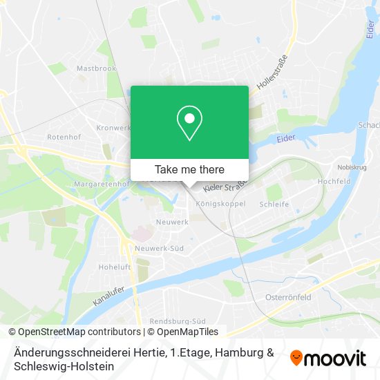 Änderungsschneiderei Hertie, 1.Etage map