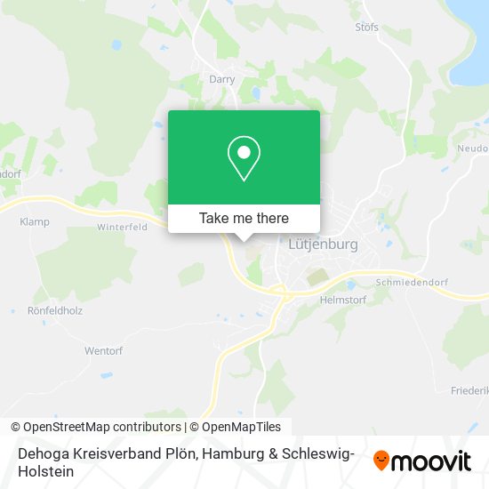 Dehoga Kreisverband Plön map