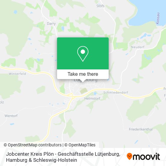 Карта Jobcenter Kreis Plön - Geschäftsstelle Lütjenburg