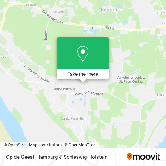 Карта Op de Geest