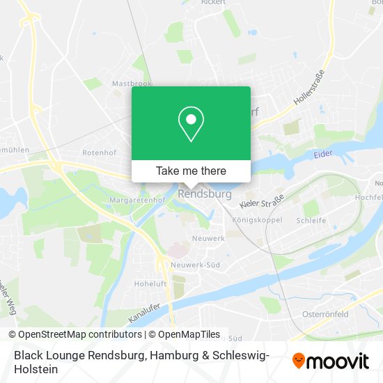 Black Lounge Rendsburg map