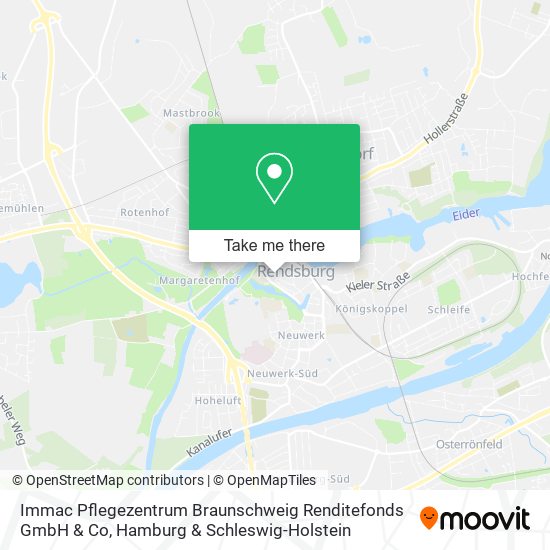 Immac Pflegezentrum Braunschweig Renditefonds GmbH & Co map