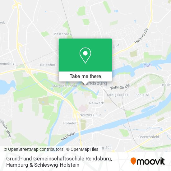 Карта Grund- und Gemeinschaftsschule Rendsburg