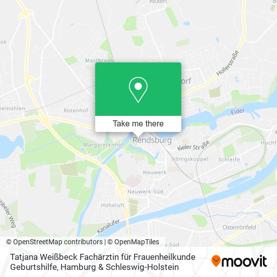 Tatjana Weißbeck Fachärztin für Frauenheilkunde Geburtshilfe map