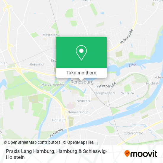 Praxis Lang Hamburg map