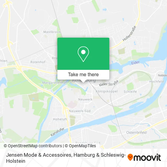 Карта Jensen Mode & Accessoires