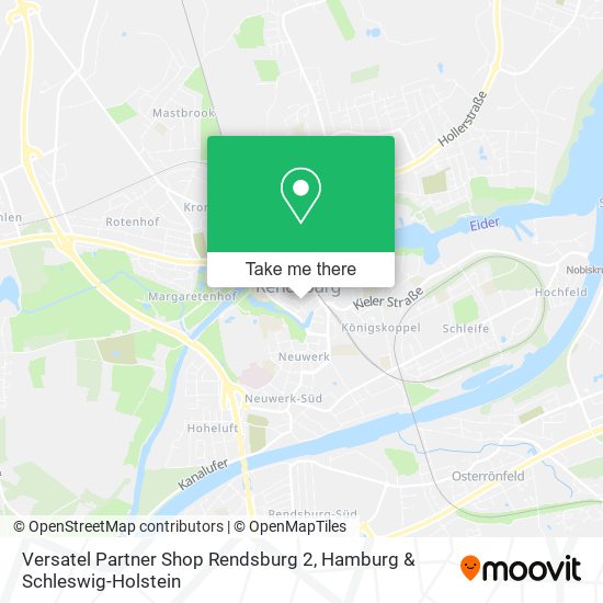 Versatel Partner Shop Rendsburg 2 map