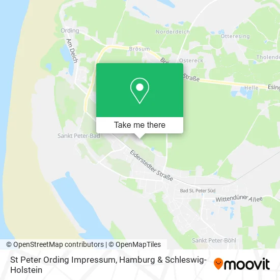 Карта St Peter Ording Impressum