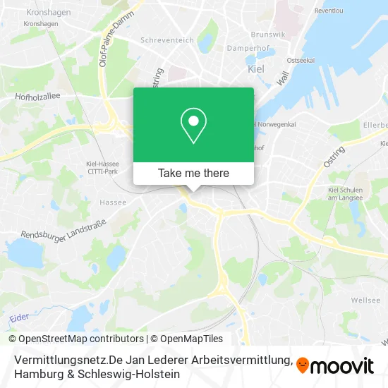 Карта Vermittlungsnetz.De Jan Lederer Arbeitsvermittlung