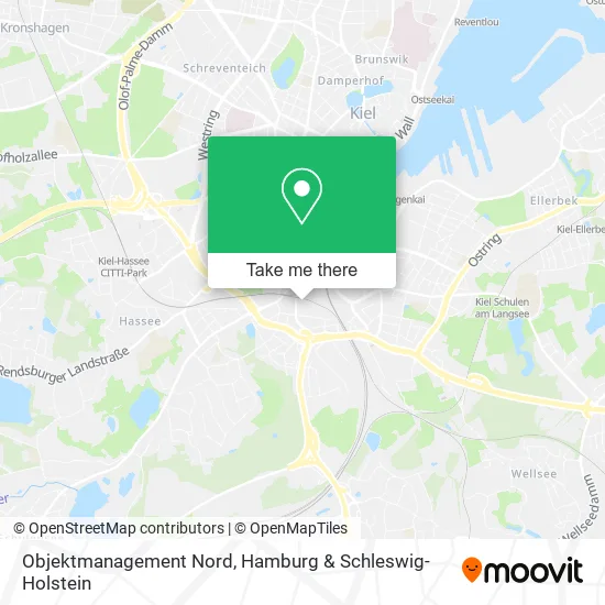 Карта Objektmanagement Nord