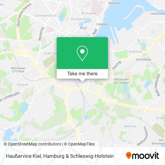 Haußervice Kiel map