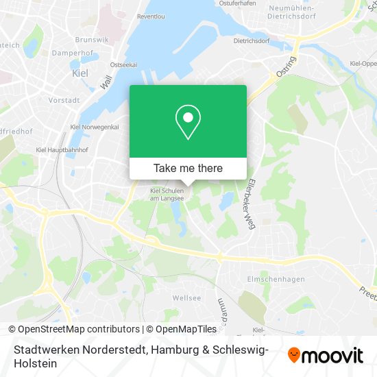 Stadtwerken Norderstedt map