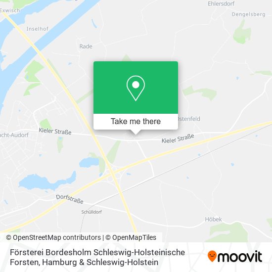 Försterei Bordesholm Schleswig-Holsteinische Forsten map