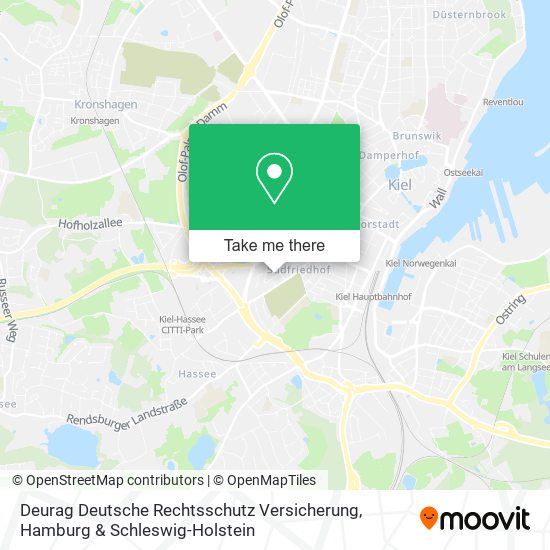 Deurag Deutsche Rechtsschutz Versicherung map