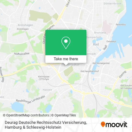 Карта Deurag Deutsche Rechtsschutz Versicherung