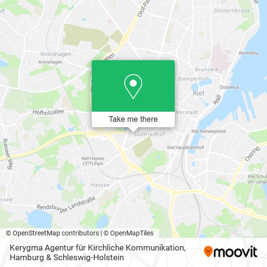 Карта Kerygma Agentur für Kirchliche Kommunikation