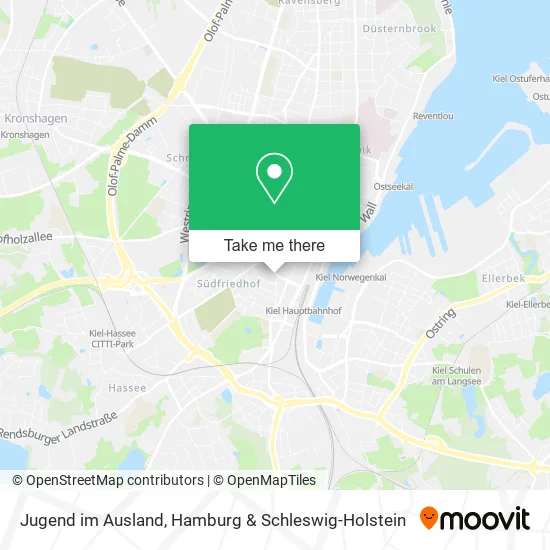 Карта Jugend im Ausland