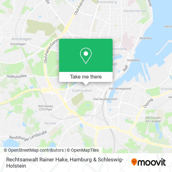 Rechtsanwalt Rainer Hake map