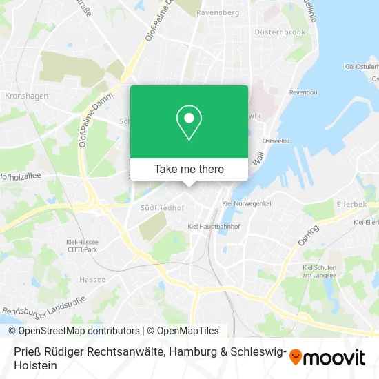 Карта Prieß Rüdiger Rechtsanwälte