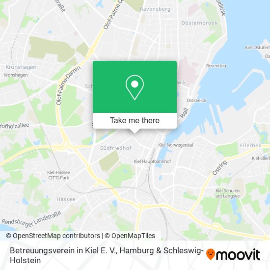 Betreuungsverein in Kiel E. V. map