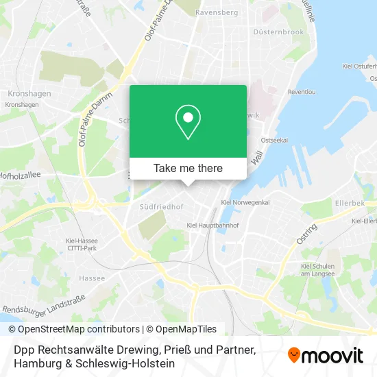 Карта Dpp Rechtsanwälte Drewing, Prieß und Partner