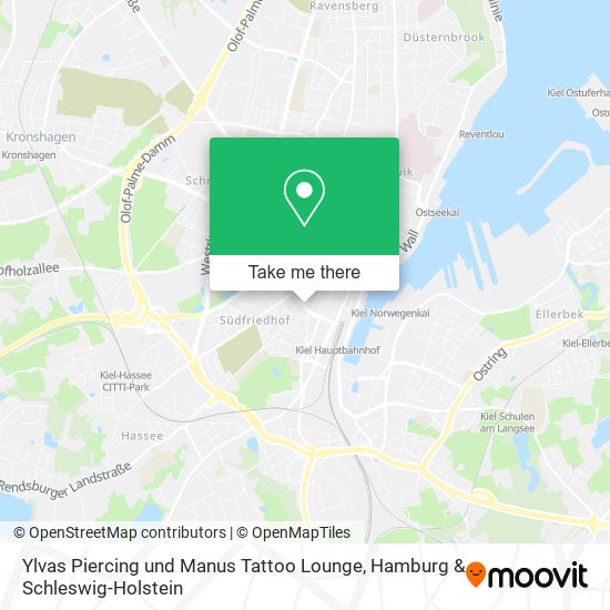Карта Ylvas Piercing und Manus Tattoo Lounge