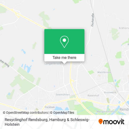 Resyclinghof Rendsburg map