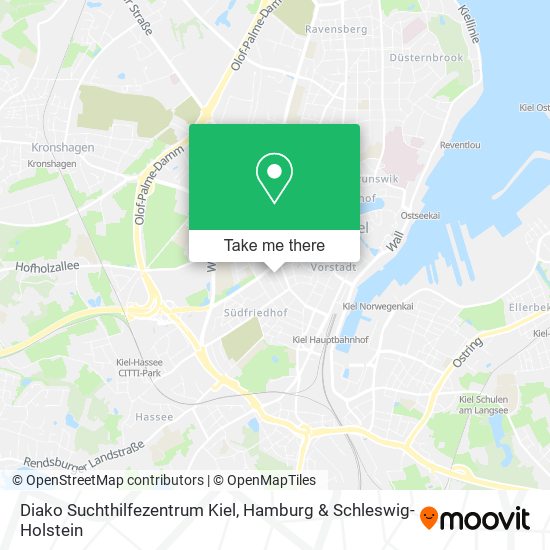 Diako Suchthilfezentrum Kiel map