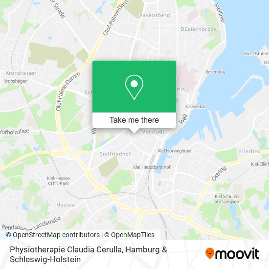 Physiotherapie Claudia Cerulla map