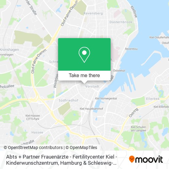Abts + Partner Frauenärzte - Fertilitycenter Kiel - Kinderwunschzentrum map