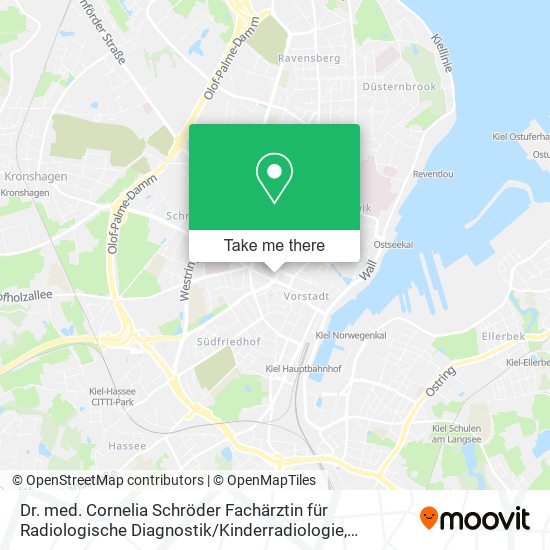 Карта Dr. med. Cornelia Schröder Fachärztin für Radiologische Diagnostik / Kinderradiologie