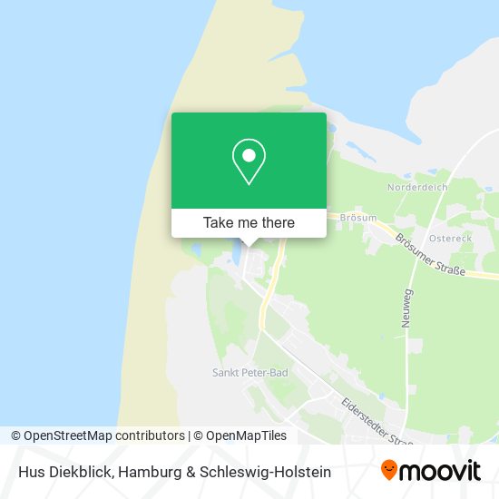 Hus Diekblick map