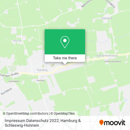 Impressum Datenschutz 2022 map