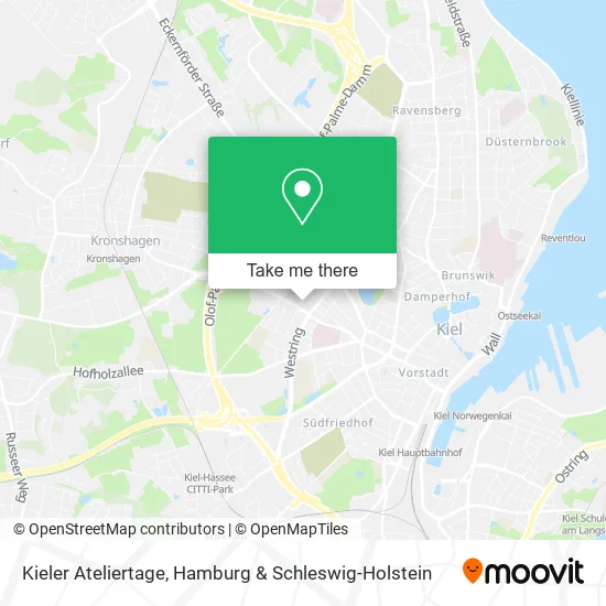 Карта Kieler Ateliertage