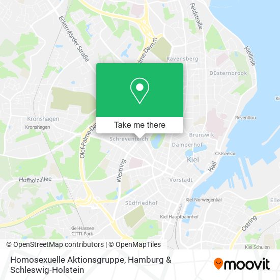 Карта Homosexuelle Aktionsgruppe