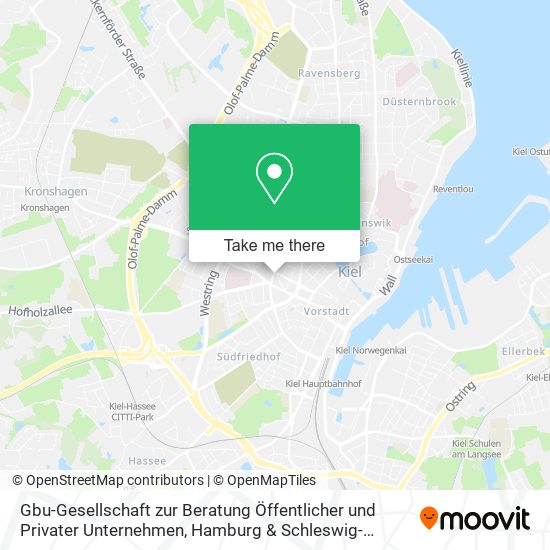 Gbu-Gesellschaft zur Beratung Öffentlicher und Privater Unternehmen map