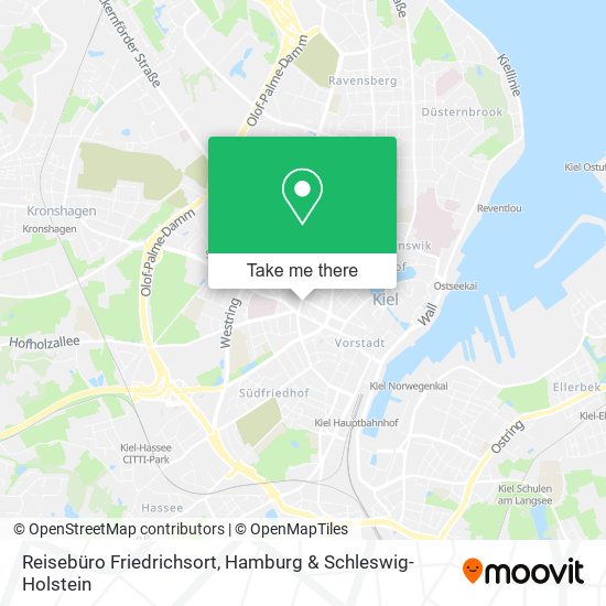 Reisebüro Friedrichsort map