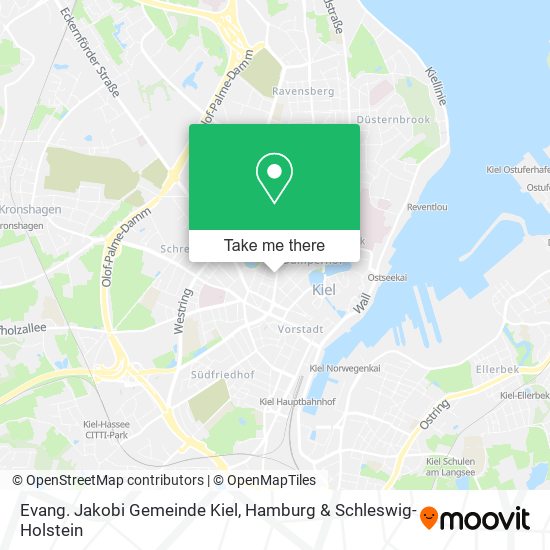 Evang. Jakobi Gemeinde Kiel map