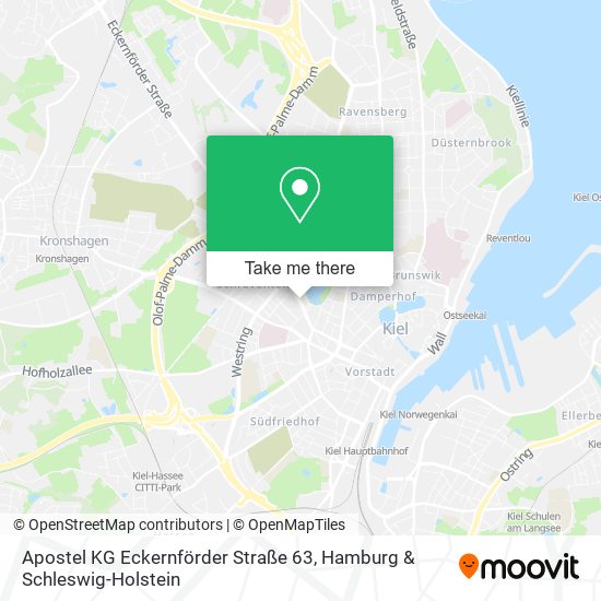 Apostel KG Eckernförder Straße 63 map