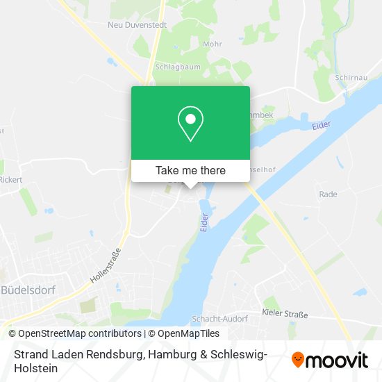 Strand Laden Rendsburg map