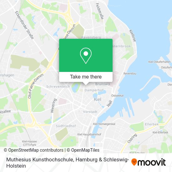 Muthesius Kunsthochschule map