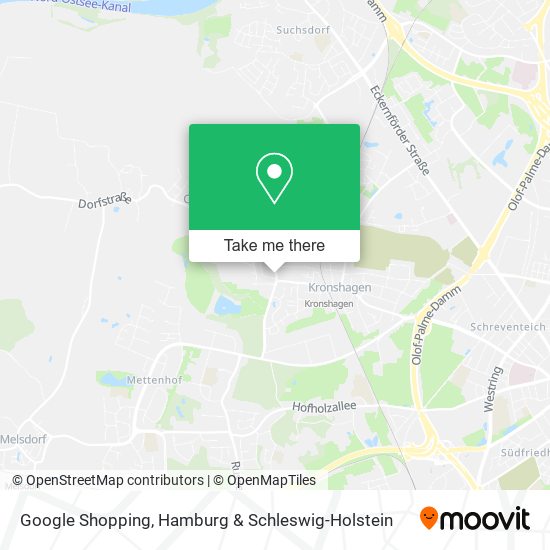 Google Shopping map