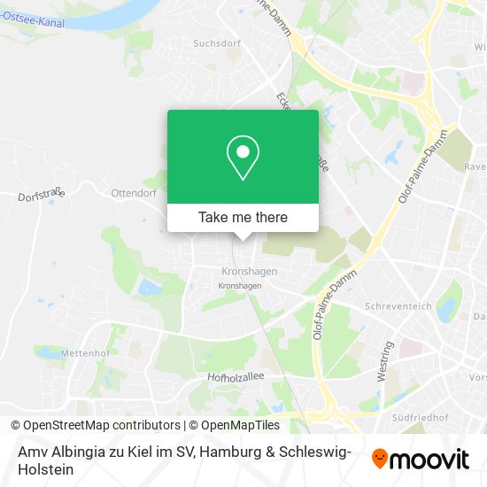 Amv Albingia zu Kiel im SV map