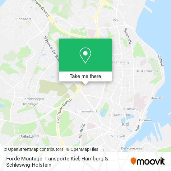 Förde Montage Transporte Kiel map