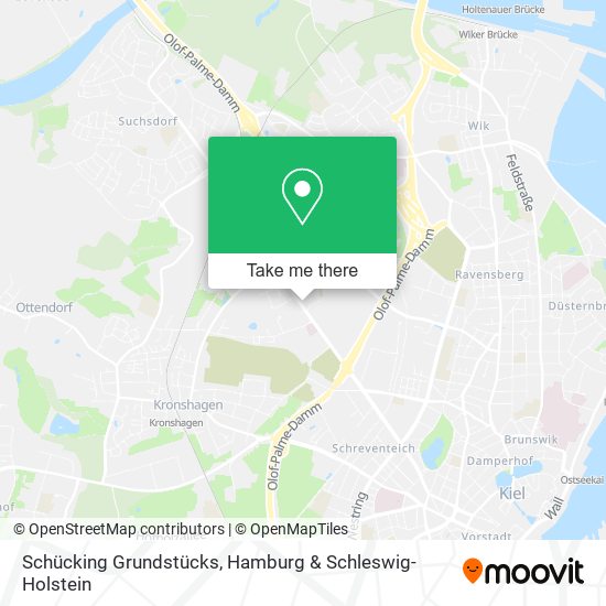 Schücking Grundstücks map