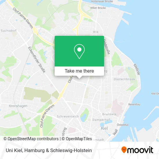 Карта Uni Kiel